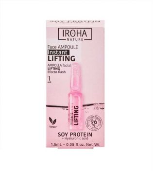 Iroha Nature - Ampolla flash lifting con proteína de soja y ácido hialurónico