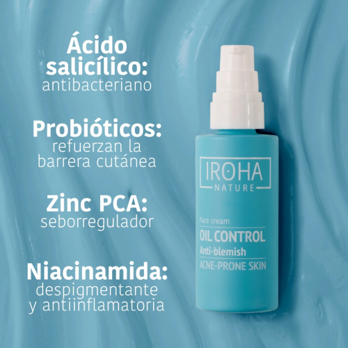 Iroha Nature - *Acne Prone Skin* - Crema facial Oil Control - Pieles acnéicas