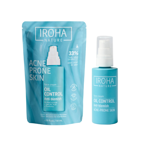 Iroha Nature - *Acne Prone Skin* - Crema facial Oil Control - Pieles acnéicas