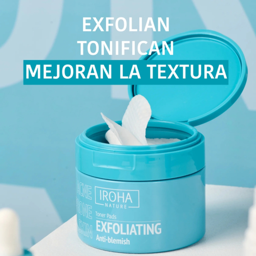 Iroha Nature - *Acne Prone Skin* - Discos tónico exfoliantes - Pieles acnéicas