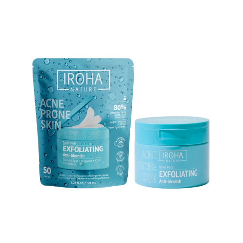Iroha Nature - *Acne Prone Skin* - Discos tónico exfoliantes - Pieles acnéicas