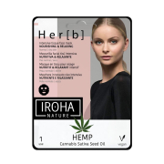 Iroha Nature - *Hemp* - Mascarilla facial tisú intensiva - Nutritiva y relajante