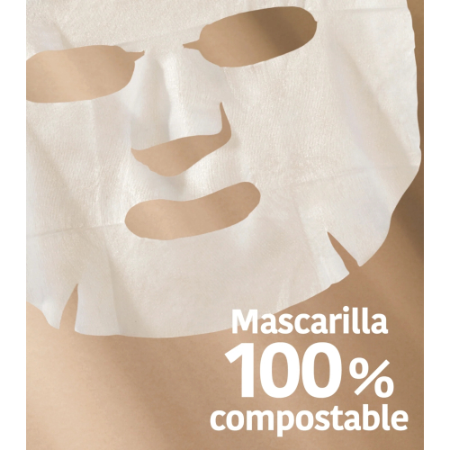 Iroha Nature - Mascarilla Antiarrugas y Antiedad para Cara y Cuello - Colágeno + Ácido Hialurónico