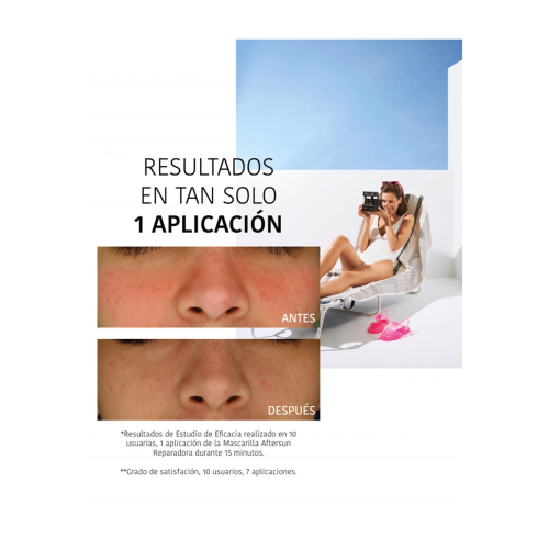 Iroha Nature - Mascarilla facial After Sun+ - Nutritiva: prolonga bronceado
