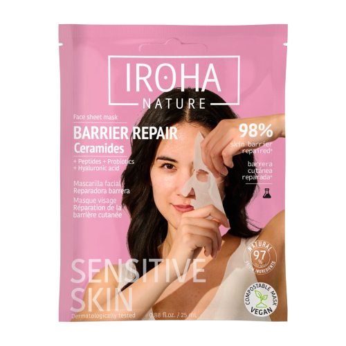 Iroha Nature - Mascarilla facial con ceramidas Barrier Repair
