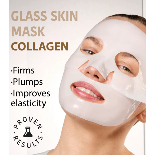 Iroha Nature - Mascarilla facial con colágeno antiedad Glass Skin
