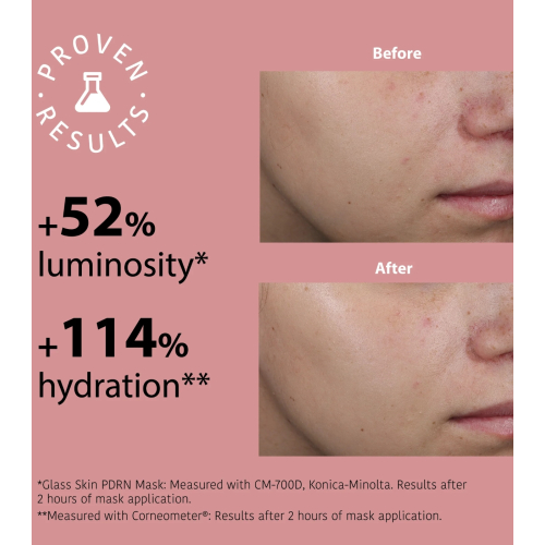 Iroha Nature - Mascarilla facial con PDRN Glow Glass Skin