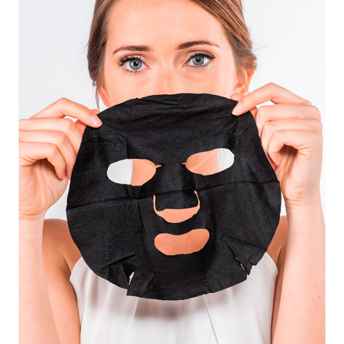 Iroha Nature - Mascarilla Facial Detox e Hidratante  - Carbón + Ácido Hialurónico