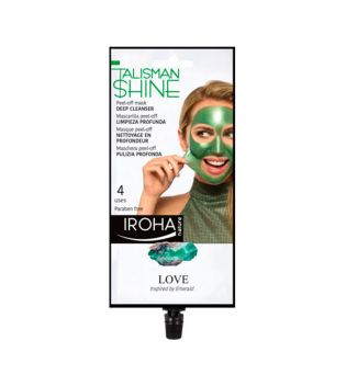 Iroha Nature - *Talisman Shine* - Mascarilla Facial Peel Off Limpieza Profunda - Verde