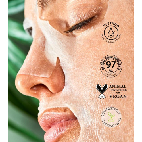 Iroha Nature - Mascarilla facial Tisú Peeling AHA - Papaya