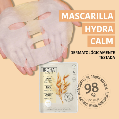 Iroha Nature - Mascarilla hidratante calmante con avena