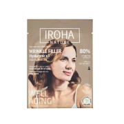 Iroha Nature - Mascarilla Wrinkle Filler & Anti-Age para rostro y cuello - Triple Ácido Hialurónico