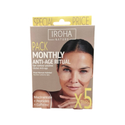 Iroha Nature - Pack parches Antiarrugas, Antibolsas, e Iluminadores Global Eye Care - Niacinamida, Cafeína y Péptidos