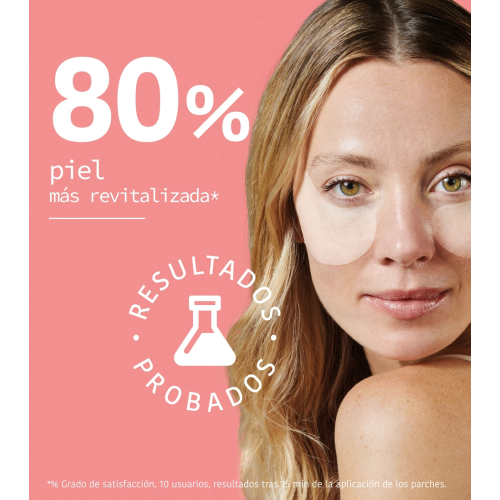 Iroha Nature - Parches anti-fatiga e iluminadores - Vitamina c, pepino y ácido hialurónico