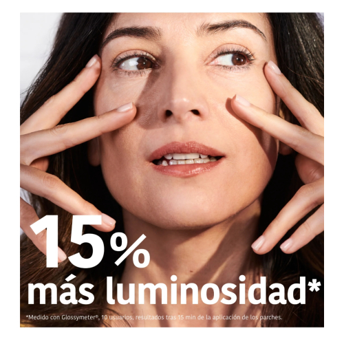 Iroha Nature - Parches anti-fatiga e iluminadores - Vitamina c, pepino y ácido hialurónico