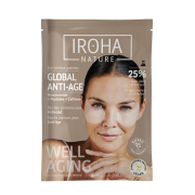 Iroha Nature - Parches Antiarrugas, Antibolsas, e Iluminadores Global Eye Care - Niacinamida, Cafeína y Péptidos