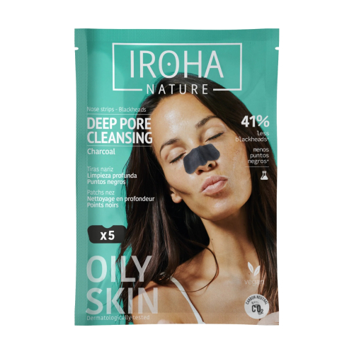 Iroha Nature - Tiras Detox Anti Puntos Negros - Carbón