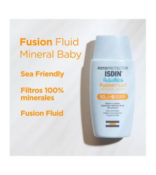 ISDIN - *Pediatrics* - Fotoprotector para rostro y cuerpo Fusion Fluid Mineral Baby SPF50+