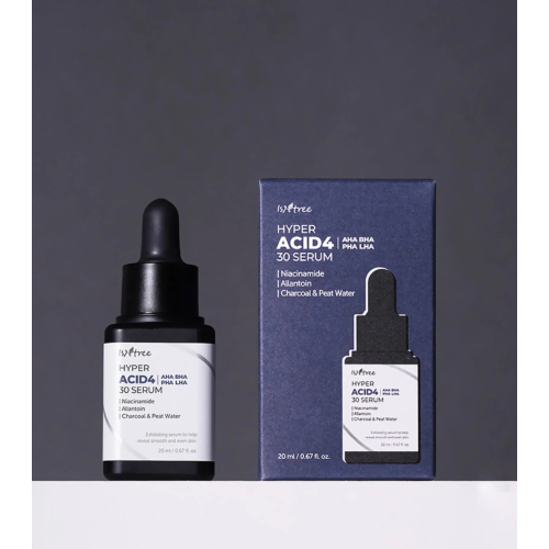 ISNtree - *Mugwort* - Sérum para unificar tono Hyper Acid 4 AHA BHA PHA LHA 30