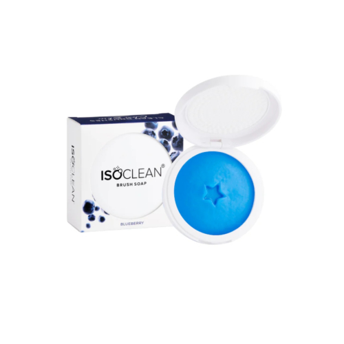 ISOCLEAN - Limpiador de brochas en jabón compacto - Blueberry