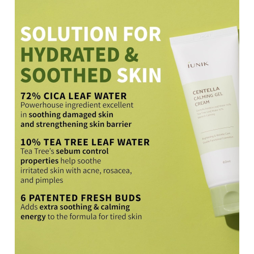 iUNIK - Crema facial en gel de Centella calming