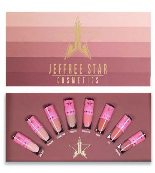 Jeffree Star Cosmetics - Bundle mini labiales líquidos Velour - The Nudes