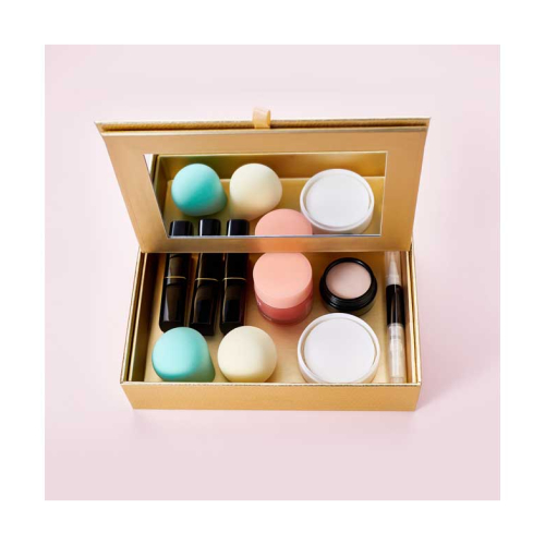 Jessup Beauty - Caja para almacenar brochas - Gold