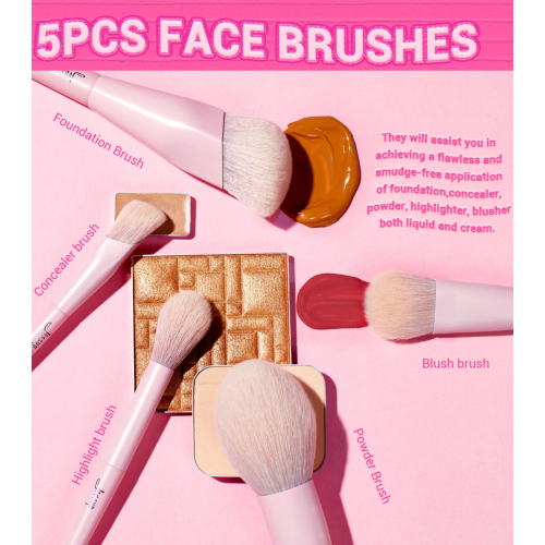 Jessup Beauty - *Collection IV* - Set de brochas con caja - Crystal Pink