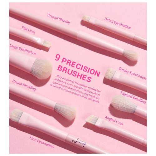 Jessup Beauty - *Collection IV* - Set de brochas con caja - Crystal Pink