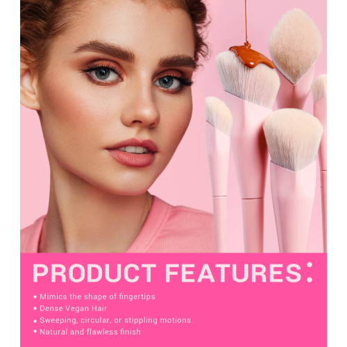 Jessup Beauty - *Collection IV* - Set de brochas con caja - Crystal Pink