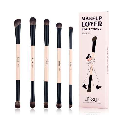 Jessup Beauty - *Collection VI* - Set de 5 brochas - Peach Dust