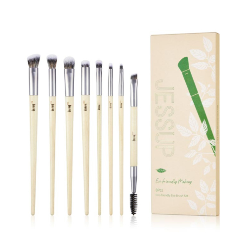 Jessup Beauty - *Eco-Friendly Makeup* - Set de pinceles 8 piezas - T328: Burlywood