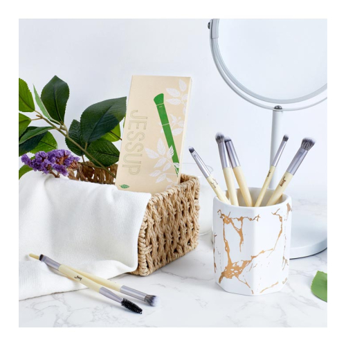 Jessup Beauty - *Eco-Friendly Makeup* - Set de pinceles 8 piezas - T328: Burlywood