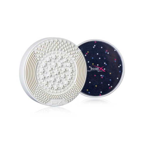 Jessup Beauty - Limpiador para brochas 2 en 1 My Cleaner Case - Blanco