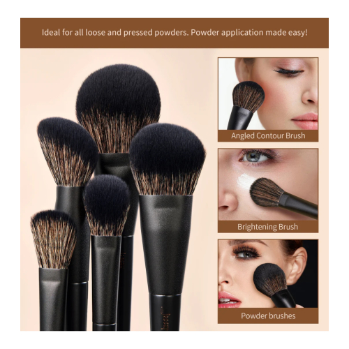 Jessup Beauty - *Makeup Lover Collection III* - Set de 14 brochas - Elegant Black