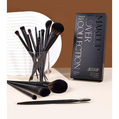 Jessup Beauty - *Makeup Lover Collection III* - Set de 14 brochas - Elegant Black