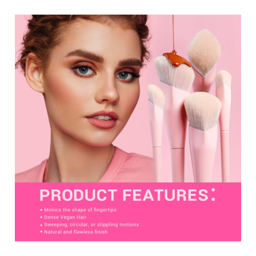 Jessup Beauty - *Makeup Lover Collection IV* - Set de 14 brochas - Crystal Pink