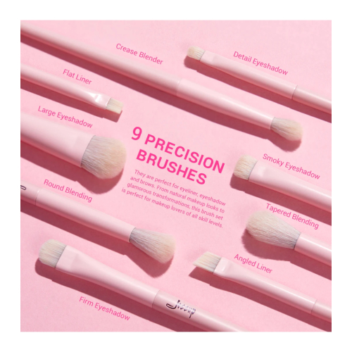 Jessup Beauty - *Makeup Lover Collection IV* - Set de 14 brochas - Crystal Pink