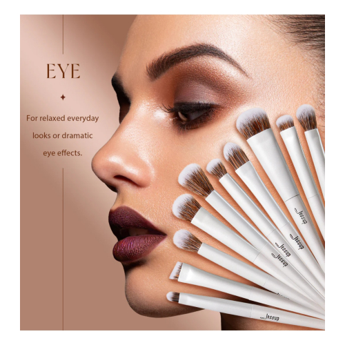 Jessup Beauty - Set de 14 brochas - Cloud Dancer