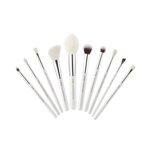 Jessup Beauty - Set de brochas 10 piezas - T243: White/Silver