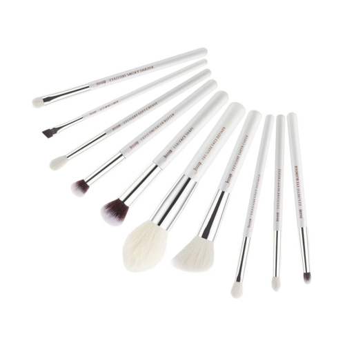 Jessup Beauty - Set de brochas 10 piezas - T243: White/Silver