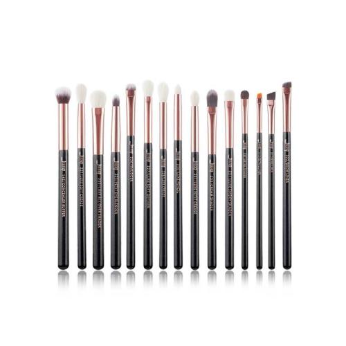 Jessup Beauty - Set de brochas 15 piezas - T157: Black/Rose Gold