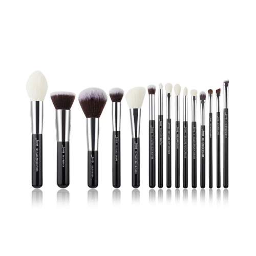 Jessup Beauty - Set de brochas 15 piezas - T180: Black/Silver