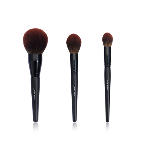 Jessup Beauty - Set de brochas 3 piezas Black Shimmer Collection - T274: Makeup Lover (Phantom Black)
