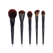 Jessup Beauty - Set de brochas 5 piezas Black Face Collection - T273: Makeup Lover (Phantom Black)