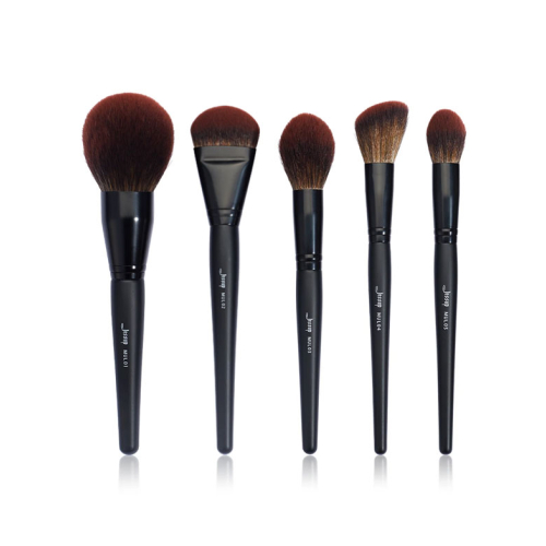Jessup Beauty - Set de brochas 5 piezas Black Face Collection - T273: Makeup Lover (Phantom Black)