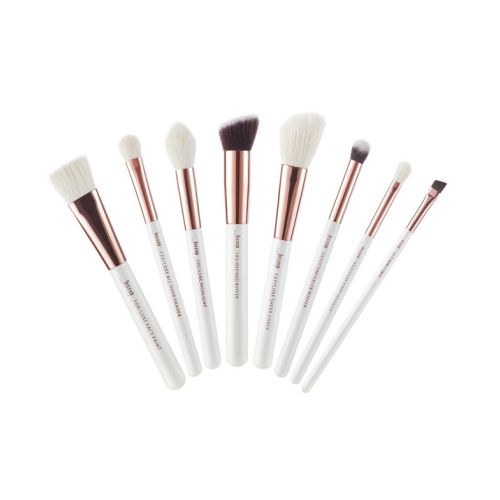 Jessup Beauty - Set de brochas 8 piezas - T219: White/Rose Gold