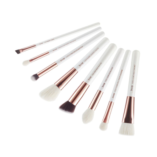 Jessup Beauty - Set de brochas 8 piezas - T219: White/Rose Gold