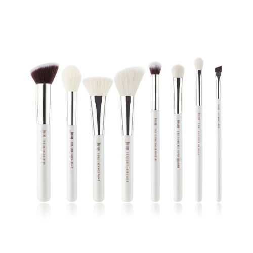 Jessup Beauty - Set de brochas 8 piezas - T239: White/Silver
