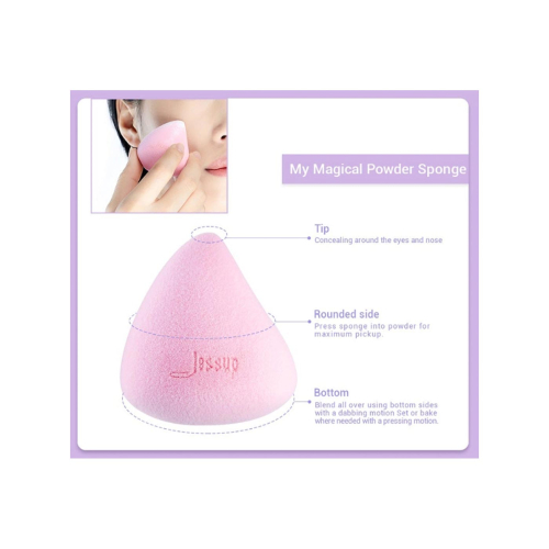 Jessup Beauty - Set de esponjas y neceser My Magical Makeup Sponges